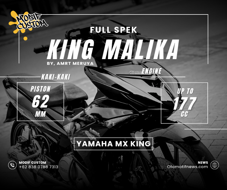 King Malika 177cc: Mesin Bore Up Brutal, Torsi Buas